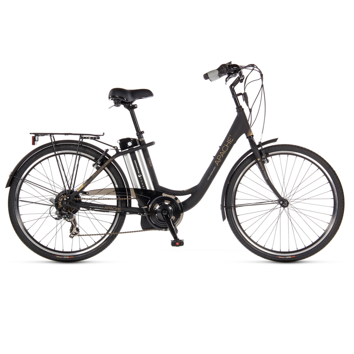 ebike apache Tanka black crni