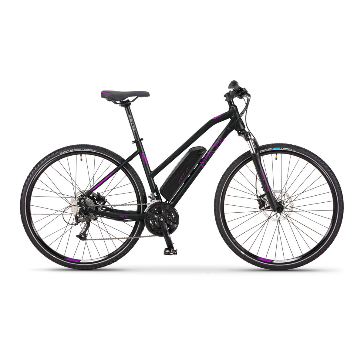 apache ebike matto crni