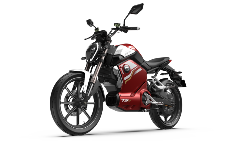 Super SOCO TSx dupla baterija 60V30Ah x 2 27 Vmoto-crveni-TSX SuperSoco