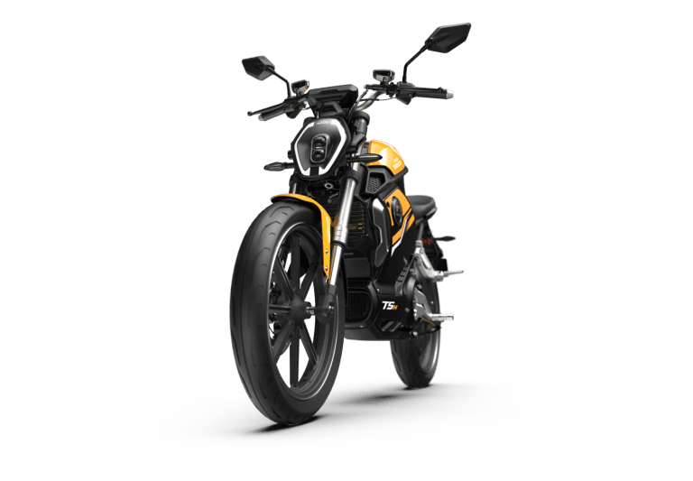 Super SOCO TSx dupla baterija 60V30Ah x 2 22 Vmoto-narancast-TSX-SuperSoco prednja strana
