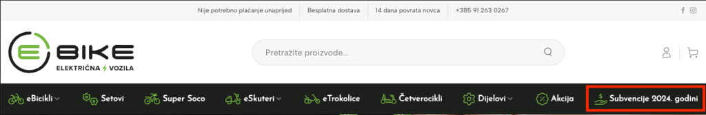 Električni bicikli – eBike.hr