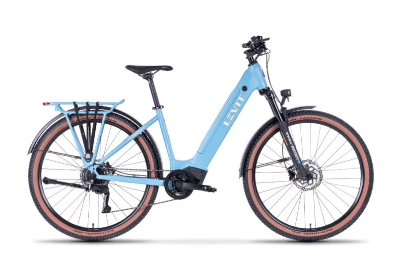 Ebike Levit Flueco žuti profil
