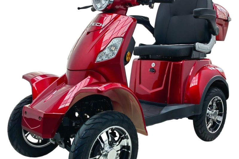 Četverocikl Ztech ZT19M, crveni, prednja strana